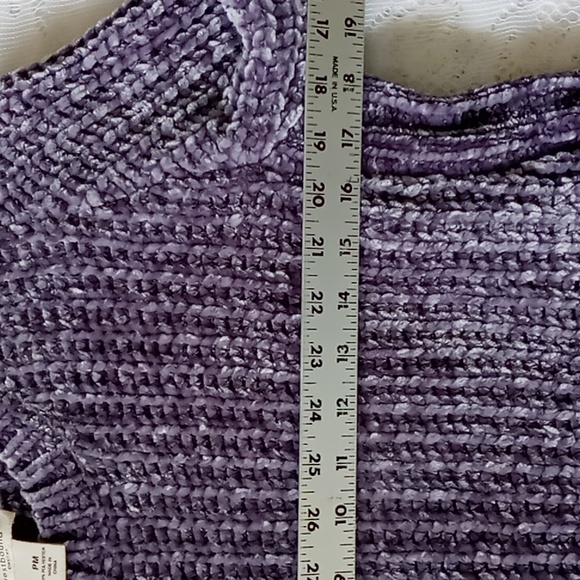 Westbound Petites Women's Chunky Knit Chenille Pullover Sweater Size PM - Picture 8 of 12